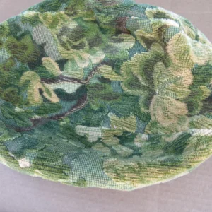 P1120304 Pillow Case only Scalamandre Marly Velvet Green Sphere Pillow 12" Diameter