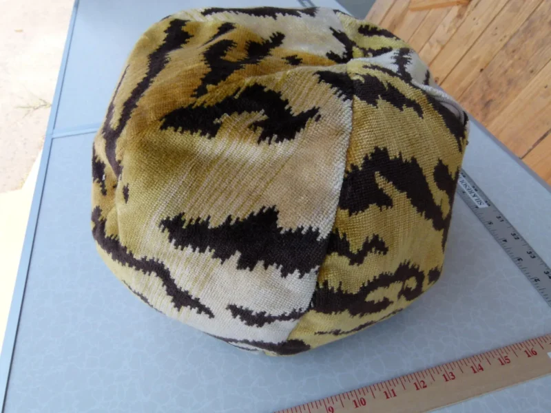 P1120312 Pillow Case only Scalamandre Tigre Velvet Pillow Handmade in US Sphere Pillow