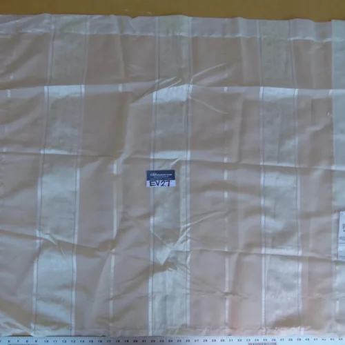 29 EV27 1yd x 48″wide Scalamandre PASTOURELLE DUVET Polyester Sheers White Stripe