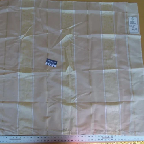 30 EV27 1.2yd x 53″wide Scalamandre PASTOURELLE POUSSIN Polyester Sheers Cream Stripe