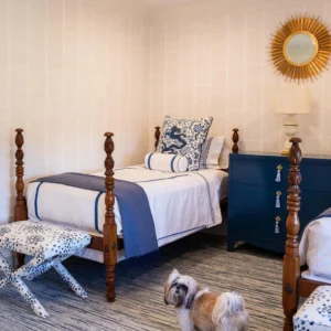 1659970108.868839528177 Scalamandre " Van Cotton Print Navy On White Polka Dots MSRP USD 176/Y Albert Hadley To Van Truex Hn"