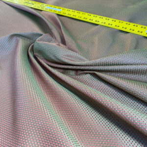 IMG_4900 Scalamandre Tanya Watermelon  Silk Cotton Mini Texture Dot Red Pink Green MSRP USD 256/Y