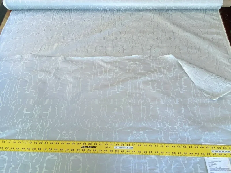 IMG_5338-scaled Scalamandre " Salon Moire Gustavian Blue Classic Silk Moire Watermark Historical Reversible MSRP USD 442/Y Sc 0004 26739