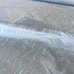 IMG_5342-scaled Scalamandre " Salon Moire Gustavian Blue Classic Silk Moire Watermark Historical Reversible MSRP USD 442/Y Sc 0004 26739