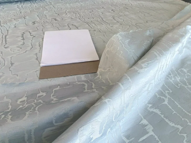 IMG_5343-scaled Scalamandre " Salon Moire Gustavian Blue Classic Silk Moire Watermark Historical Reversible MSRP USD 442/Y Sc 0004 26739