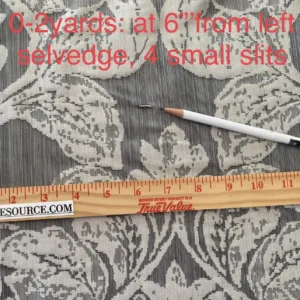 IMG_9071 Stroheim & Romann Luxurious 100% Silk Renaissance Medallion Fleur De Lis Damask Silver White Pewter MSRP USD300+/Y