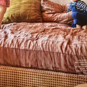 IMG_9226 Stunning Schumacher 100% Silk Dupioni Plaid Square Raspberry Pink Red Orange Butter Yellow Gold