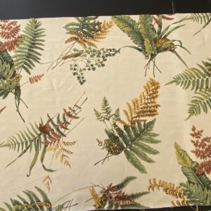 Scalamandre Felce Linen Fern Turtle Dragonfly Newt Wildlife Forest - 0.75yards