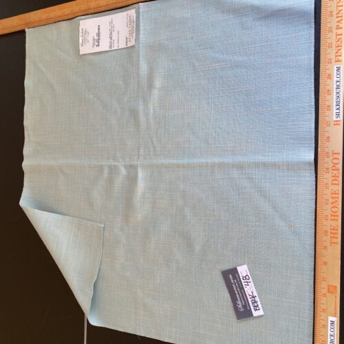 IMG_9563 Scalamandre Eco Fr Heavy Seafoam Blue Viscose Plain - Square 27″ x 27″