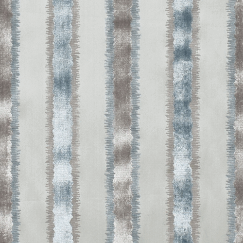 Lao tai stripe mist 3 Special Order Scalamandre Old World Weavers Tai Lao Stripe Mist Ikat Stripe Velvet White Blue Gray MSRP USD632/Y