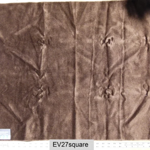 P1120522 Scalamandre Solid Brown Blending Silk and Mohair - 27 Inches x 35 Inches Square