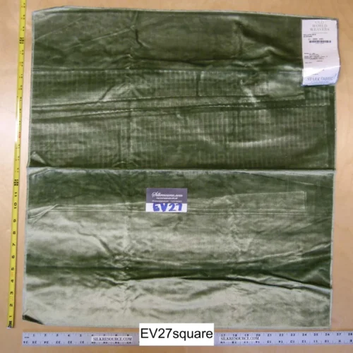 P1120630 Scalamandre Old World Weavers Velluto Silk Seafoam Green - Square 26" x 26"