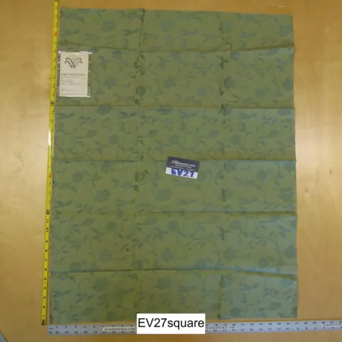 P1120703 Scalamandre Damasco Amboise Greenbriar Botanical Foliage - Square 35" x 27"