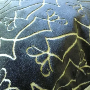 products-P1460517 Old World Weavers Princess Aida Cut Velvet 19" Pillows Black  Exclusive