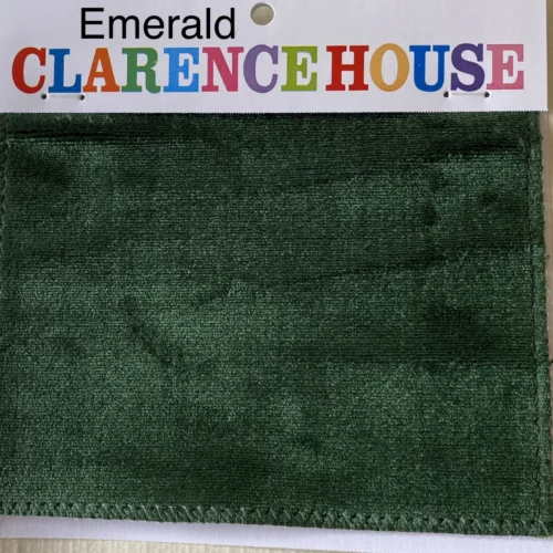 IMG_0094 Clarence House Traviata Emerald Silk Velvet Grospoint Woven Green Solid