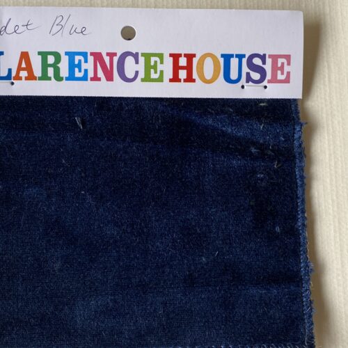 IMG_0098 Clarence House Traviata Cadet Blue Silk Velvet Grospoint Woven Solid - Blue