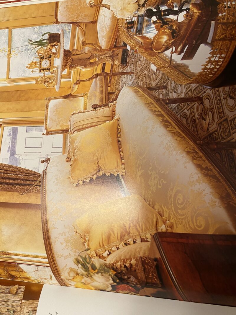 IMG_0463 1.4Y Scalamandre LOUIS XVI - TREVIRA CS RED & BLACK  Damask Historic Monticello MSRP0