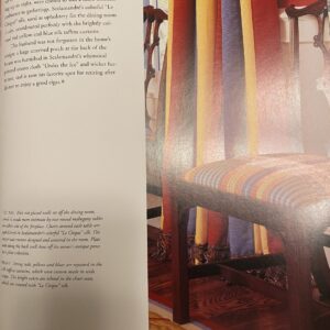 Lee Jofa Lino Rigato Velvet Linen Stripe - Red Blue Gold