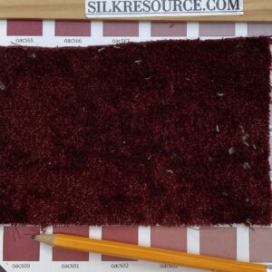IMG_0655 Mohair & Silk Velvet Seaweed Texture In Deep Wine Red Burgundy Heavy Duty