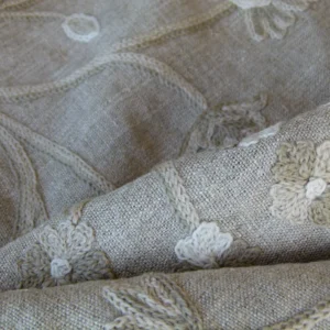 P1130383 Kravet Couture Hand Crewel Wool Linen  Palampore 30602.16 MSRP USD 298/Y
