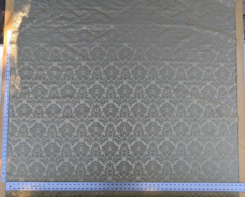 PXL_20240227_231233745 High End Veranda Renaissance Damask 100% Silk Ruby Red Crimson