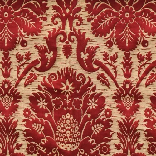 download (7) Scalamandre Tassinari and Chatel Cammino Rubis Silk Damask Red MSRP USD1688/y