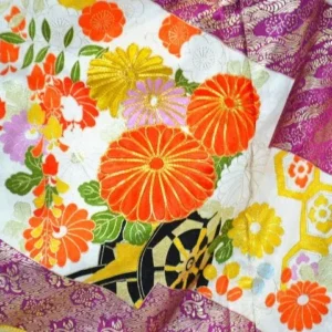 A95aDSC_0333 Stunning New Silk Wedding Furisode Wisteria Chrysanthemum UNFINISHED