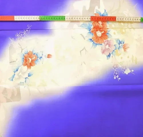 DSC_0062 UN-USED SILK TSUKESAGE BOLT Chrysanthemum Clematis 12m x 37cm