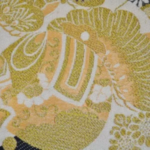 DSC_0163 Vintage Silk Nagoya Obi Belt Chrysanthemum Drum 3.25m x 15 - 30cm