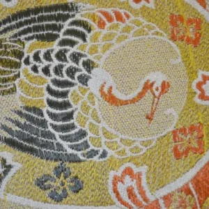 DSC_0164 Vintage Silk Nagoya Obi Belt Chrysanthemum Drum 3.25m x 15 - 30cm