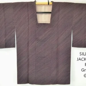 DSC_0243 M85a Vintage Silk Haori jacket Classic Purple Gradation