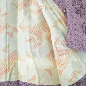 DSC_0254 M86a High Quality Japanese Silk Haori Jacket hand tie-dye Round Tsunami Clematis