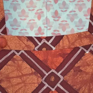 DSC_0283 High Quality Japanese Silk Haori Jacket Hand Dyed Classic Diamond red orange