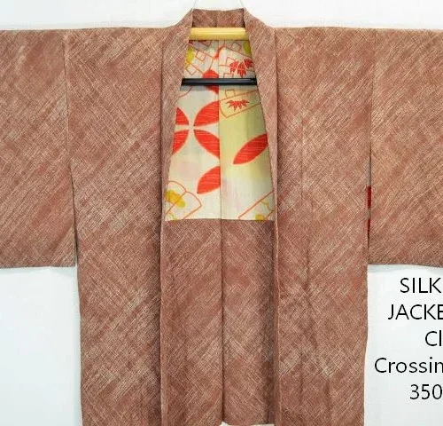 DSC_0548 X84e High Quality Japanese Silk Haori Jacket Classic Crossing