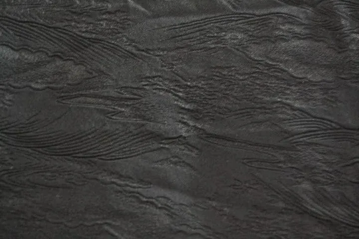 High Quality Japanese 100% Silk Haori Jacket Hand-Made Chrysanthemum Tsunami Black