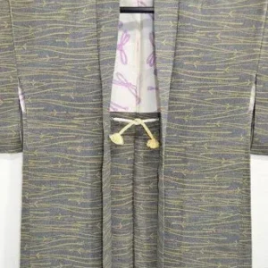 DSC_0686 High Quality Japanese 100% Silk Haori Jacket Hand-Made  Pine Tree Needle