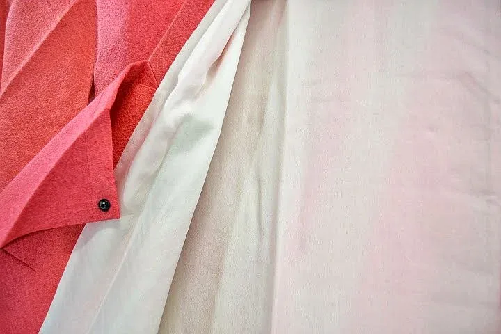 DSC_0763 High Quality Japanese 100% Silk Haori Jacket Hand-Made Pink Gradation