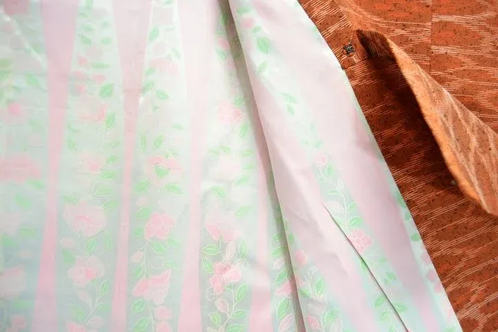 DSC_0830 High Quality Japanese 100% Silk Haori Jacket Hand-Made Tsumugi Abstract