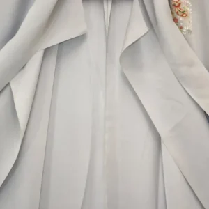 F44aDSC_0784 100% Silk Kimono Wedding TSUKESAGE Biwa Guitar Music Flower Geometric