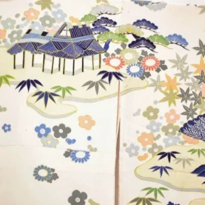 G28aDSC_0621 High Quality QUALITY Silk Kimono Wedding Homongi Classic Tea Room Landscape