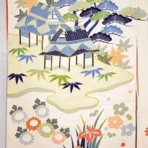 G28aDSC_0622 High Quality QUALITY Silk Kimono Wedding Homongi Classic Tea Room Landscape