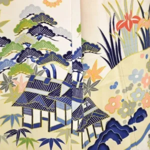 G28aDSC_0623 High Quality QUALITY Silk Kimono Wedding Homongi Classic Tea Room Landscape