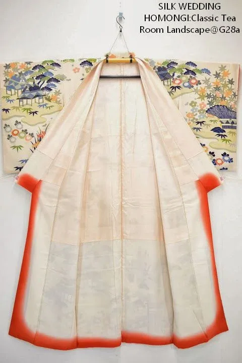 G28aDSC_0630 High Quality QUALITY Silk Kimono Wedding Homongi Classic Tea Room Landscape