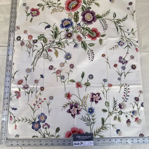 4 Berkbox70 Scalamandre Old World Weavers White Floral Botanical Print