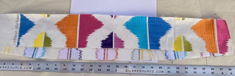 IMG_1141 Scalamandre Caribbean Islands Colorfulness Tropical Colorful Embroidery MSRP USD 500