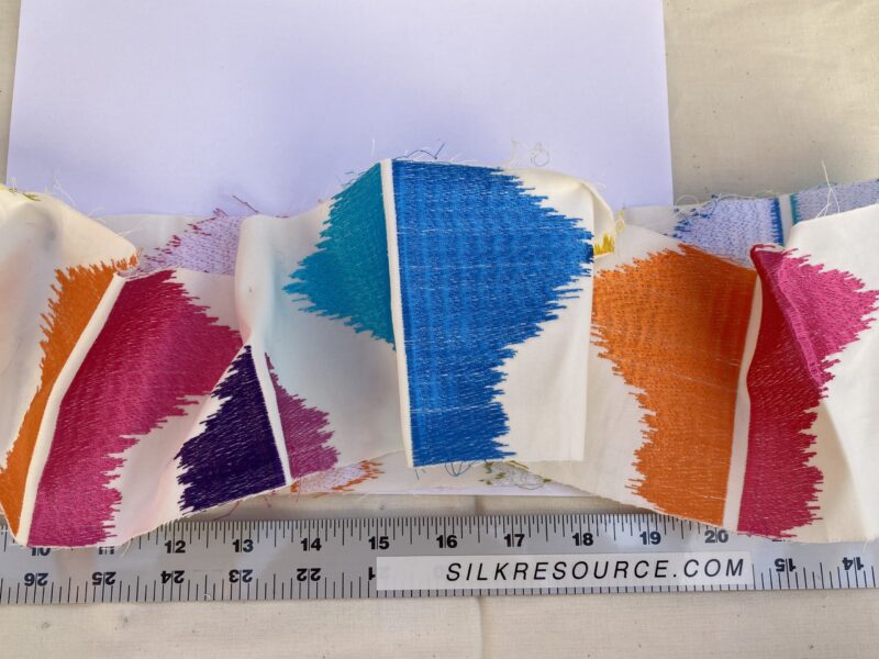 IMG_1144 Scalamandre Caribbean Islands Colorfulness Tropical Colorful Embroidery MSRP USD 500