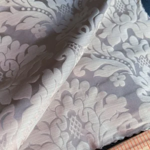 IMG_9927 High End Veranda Renaissance Damask 100% Silk Taupe Beige
