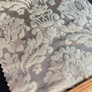 IMG_9929 High End Veranda Renaissance Damask 100% Silk Taupe Beige