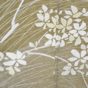 M21a7 High Quality Silk Wedding Tsukesage Lovely Cherry Blossom Taupe