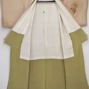 M41a7 High Quality Silk Wedding Tsukesage Classic Chrysanthemum Tan